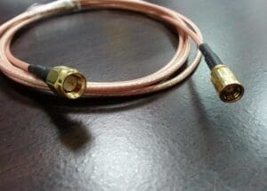 SMA M TO SMB F RG316 cable
