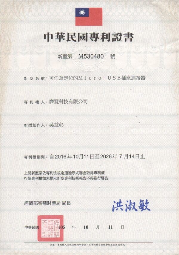 MICRO-USB socket connector that can be positioned at any